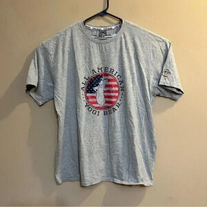 Yogi Bear All American Tee T-shirt Sz 3XL Cotton EUC Embroidered Sleeve Logo